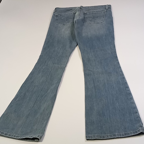 Guess Jeans La Jolla Low Rise Bootcut Light Blue Jeans 27 - Picture 11 of 16
